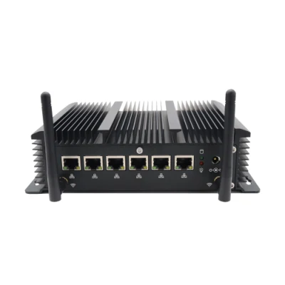 Fanless Industrial Mini PC Computer for Intel Core I3 7167u 6LAN Ports Firewall Pfsense Router Mini Computer